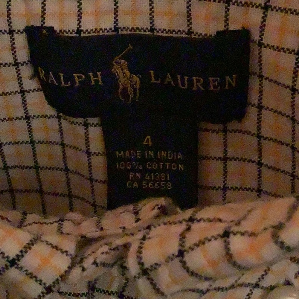 Ralph Lauren Polo boys dress shirt, size 4